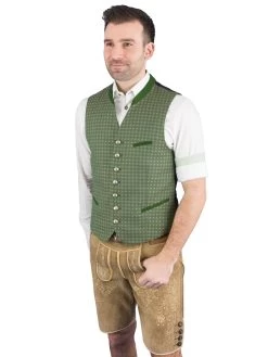 Trachtenweste Grasegger 19100 Xander 4 N-W Gr&uuml;n