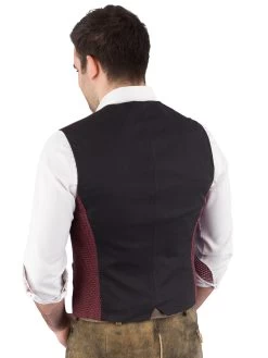 Trachtenweste Grasegger Valentino-W Rot 057 -Trachten Verkauf trachtenweste grasegger valentino w rot 057 farbe rot3