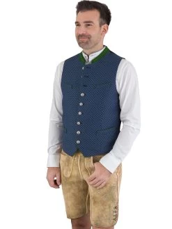 Trachtenweste Grasegger Xeno N 18101 Blau 047