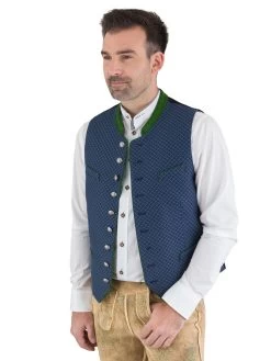 Trachtenweste Grasegger Xeno N 18101 Blau 047 -Trachten Verkauf trachtenweste grasegger xeno n 18101 blau 0475