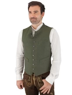 Trachtenweste Gweih & Silk Pegnitz Grün