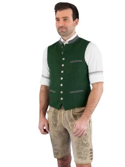 Trachtenweste Stretch Pure C82699-92699 Slim Fit Tanne