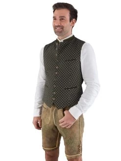 Trachtenweste Stretch Gottseidank A000817 Flaschengr&uuml;n 725 -Trachten Verkauf trachtenweste stretch gottseidank a000817 flaschengruen 7253