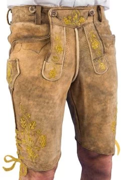 Wildsch&uuml;tz Meindl Lederhose Kurz Altschwarz -Trachten Verkauf wildschuetz meindl lederhose kurz altschwarz5