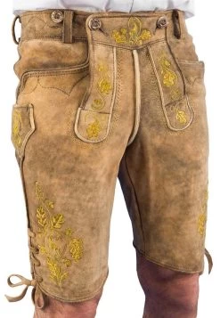 Wildsch&uuml;tz Meindl Lederhose Kurz Altschwarz -Trachten Verkauf wildschuetz meindl lederhose kurz altschwarz6