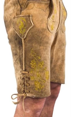 Wildsch&uuml;tz Meindl Lederhose Kurz Altschwarz -Trachten Verkauf wildschuetz meindl lederhose kurz altschwarz8