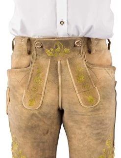 Wildsch&uuml;tz Meindl Lederhose Kurz Altschwarz -Trachten Verkauf wildschuetz meindl lederhose kurz altschwarz9